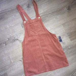 Corduroy Skirt Overall